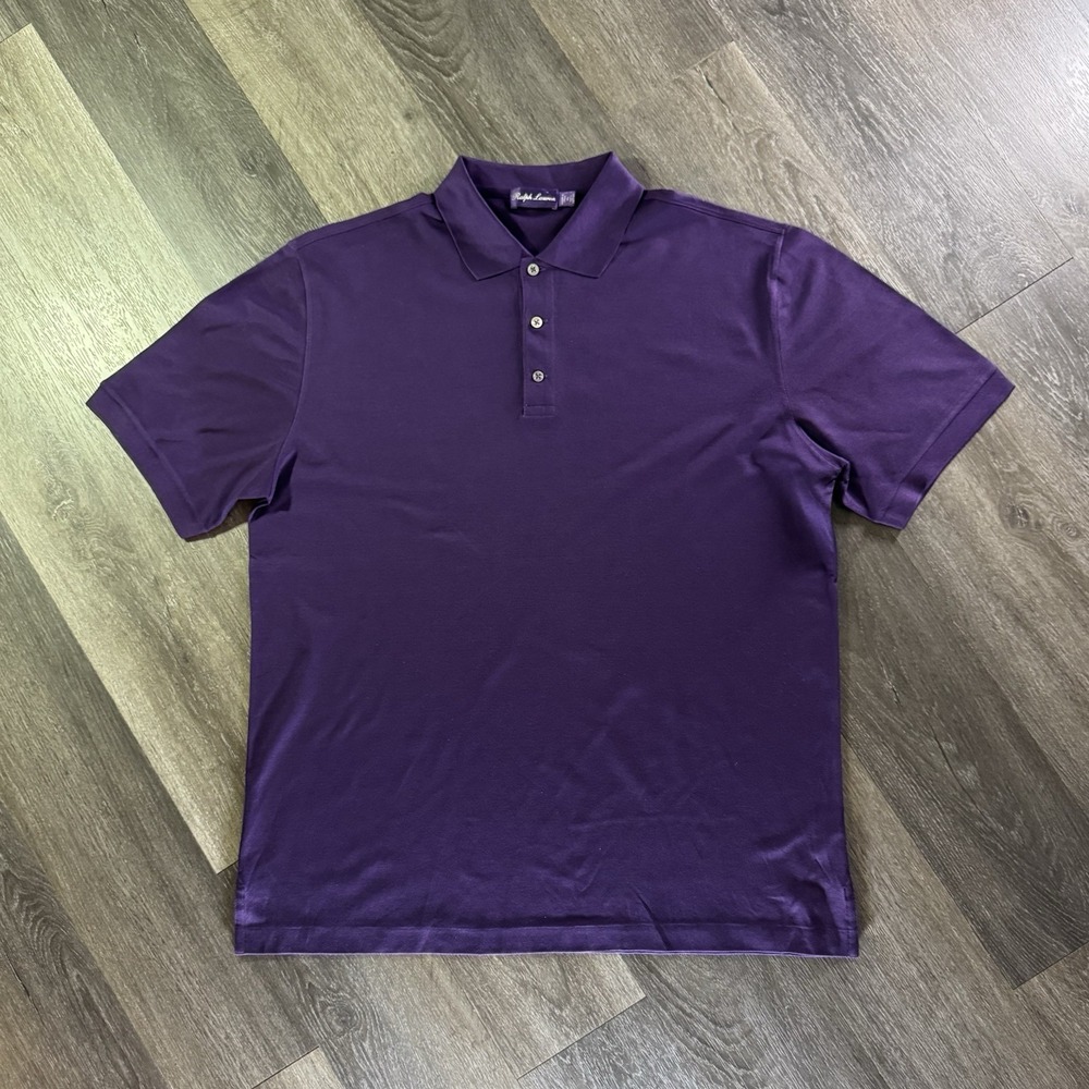Ralph Lauren Purple Label Men's Polo Shirt Sz XL Made in Italy